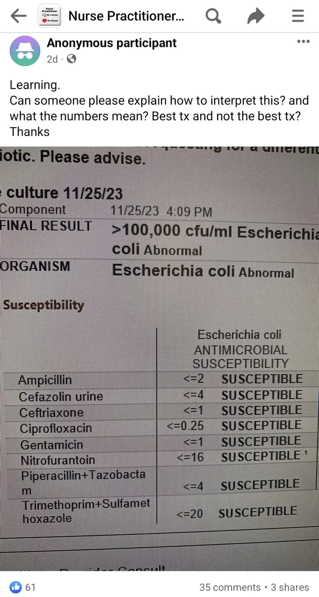 Nurse practitioner needs to know "what the numbers mean"