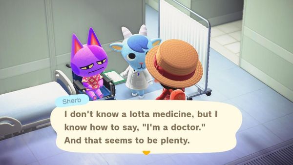 I'm a doctor, the badge says so!